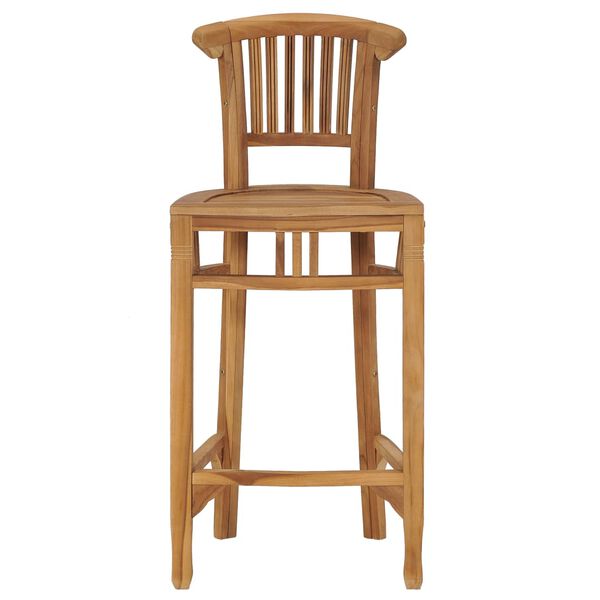 vidaXL Bar Chair Solid Teak Wood