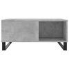 vidaXL Coffee Table Concrete Grey 80x80x36.5 cm Engineered Wood