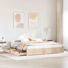 vidaXL Bed Frame without Mattress 180x200 cm Super King Solid Wood Pine