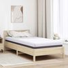 vidaXL Mattress White and Grey 100 x 200 cm Memory Foam