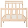 vidaXL Bed Frame without Mattress Solid Wood Pine 100x200 cm