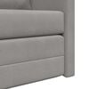 vidaXL Folding Sofa Bed Light Grey 122 x 70 x 60 cm Velvet