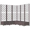 vidaXL Garden Brown 120 x 120 x 121.5 cm