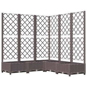 vidaXL Garden Brown 120 x 120 x 121.5 cm