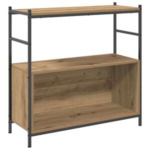 vidaXL Bookshelf 80 x 30 x 78.5 cm Engineered Wood Artisan Oak