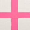 vidaXL Inflatable Gymnastics Mat with Pump 200x200x20 cm PVC Pink