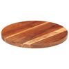 vidaXL Table Top Solid Wood Acacia Round 25-27 mm 40 cm