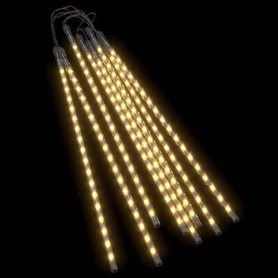 vidaXL Meteor Lights 8 pcs 50 cm Warm White 288 LEDs Indoor Outdoor