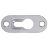 vidaXL Keyhole Hanger 2 pcs Silver 45 x 16 x 3.5 mm Iron
