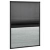 vidaXL Plisse Insect Screen for Windows Aluminium 80x120 cm with Shade