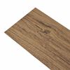 vidaXL Flooring Planks 18 pcs Walnut Brown 2.51 m&sup2; PVC