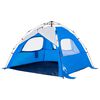 vidaXL Beach Tent 3-Person Azure Blue Quick Release Waterproof