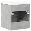 vidaXL 2 Piece Bathroom Furniture Set Concrete Grey Engineered Wood