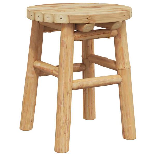 vidaXL Stool Bamboo Natural 30 x 30 x 36 cm Bamboo