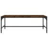 vidaXL Coffee Table Smoked Oak 80x50x35 cm Engineered Wood
