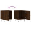 vidaXL Bedside Cabinet Brown Oak 40x40x50 cm Engineered Wood