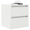 vidaXL Wall-mounted Bedside Cabinet White 38x34x40 cm