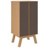 vidaXL Bedside Cabinet OLDEN Brown Solid Wood Pine