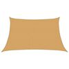 vidaXL Sunshade Sail 160 g/m&sup2; Trapezium Light Grey 3/4x2 m HDPE