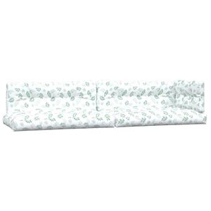 vidaXL Pallet Cushions 5 pcs Leaf Pattern Fabric