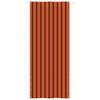 vidaXL Balcony Screen Orange and Brown 100x240 cm Oxford Fabric