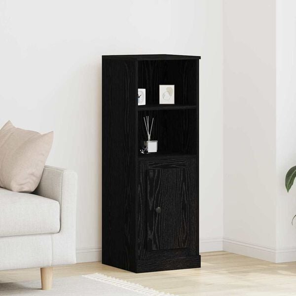 vidaXL Highboard Black Oak 36 x 35.5 x 103.5 cm Engineered wood