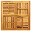 vidaXL Table Top 80x80x2.2 cm Square Solid Wood Acacia