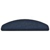 vidaXL Stair Mats Self-adhesive 20 pcs 65x21x4 cm Navy Half Round Large