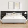 vidaXL Headboard with Cabinet 3 pcs Black Oak Engineered Wood