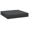 vidaXL Pallet Cushion Black 60x60x8 cm Oxford Fabric