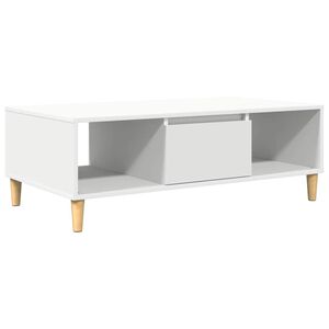 vidaXL Coffee Table White 102 x 55 x 35 cm Engineered Wood