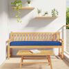 vidaXL Pallet Cushion Set 2 pcs Royal blue 180 x 40 x 8 cm