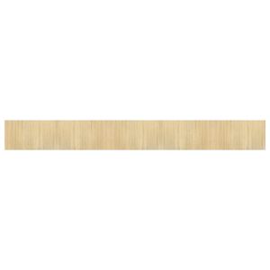 vidaXL Rug Rectangular Light Nature 60x500 cm Bamboo