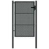 vidaXL Garden Gate Anthracite 100x150 cm Steel