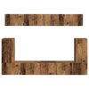 vidaXL TV Cabinet Set Wall-mounted 5 pcs Old Wood Engineered Wood