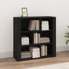 vidaXL Sideboard Black 80x30x80 cm Engineered Wood