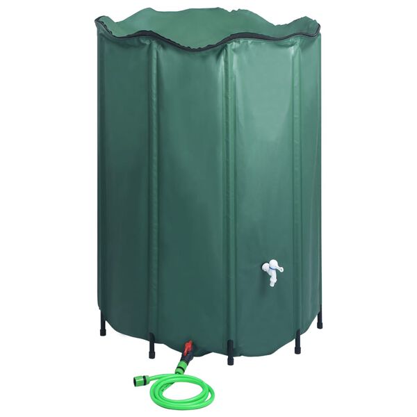 vidaXL Collapsible Rain Water Tank with Spigot 1250 L