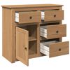 vidaXL Sideboard with Drawers PANAMA 93x40x80 cm Solid Wood Pine