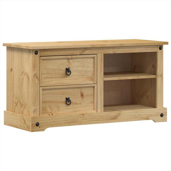 vidaXL TV Cabinet Corona 100x40x52 cm Solid Wood Pine