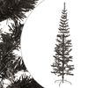 vidaXL Christmas Tree | Black | PVC | 210 cm, Slim | Adjustable Armrests