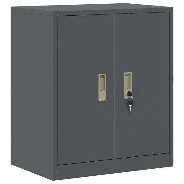 vidaXL Storage Cabinet Anthracite 60 x 40 x 70 cm Cold-Rolled Steel