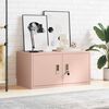 vidaXL Storage Cabinet Pink 80 x 40 x 40 cm Steel