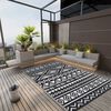 vidaXL Outdoor Rug ARAKIL Black 140x200 cm PP