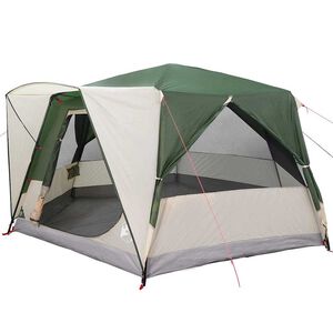 vidaXL Cabin Tent 7-Person with Roof Green 400 x 350 x 212 cm