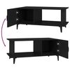vidaXL Coffee Table Black 90x50x40 cm Engineered Wood