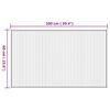vidaXL Rug Rectangular Natural 60x100 cm Bamboo