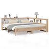 vidaXL Bookcase Bed without Mattress 180x200 cm Solid Wood Pine