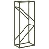 vidaXL Firewood Rack Olive Green 40x25x100 cm Cold-rolled steel