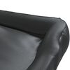vidaXL Dog Bed Black 105x80x25 cm Faux Leather