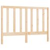 vidaXL Bed Headboard | Natural wood | Solid pine wood | Standard